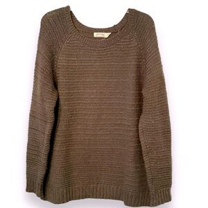 Faded Glory Green Multicolored crew neck sweater. Size XL